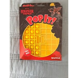 Stranger Things Eleven Waffle Pop It Fidget Toy Netflix Buffalo Games NEW